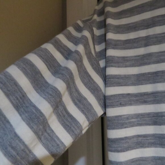 ICEBREAKER 100% Wool Villa Wrap Open Front Cardigan Metro Snow Stripe Outdoor S - Picture 6 of 11